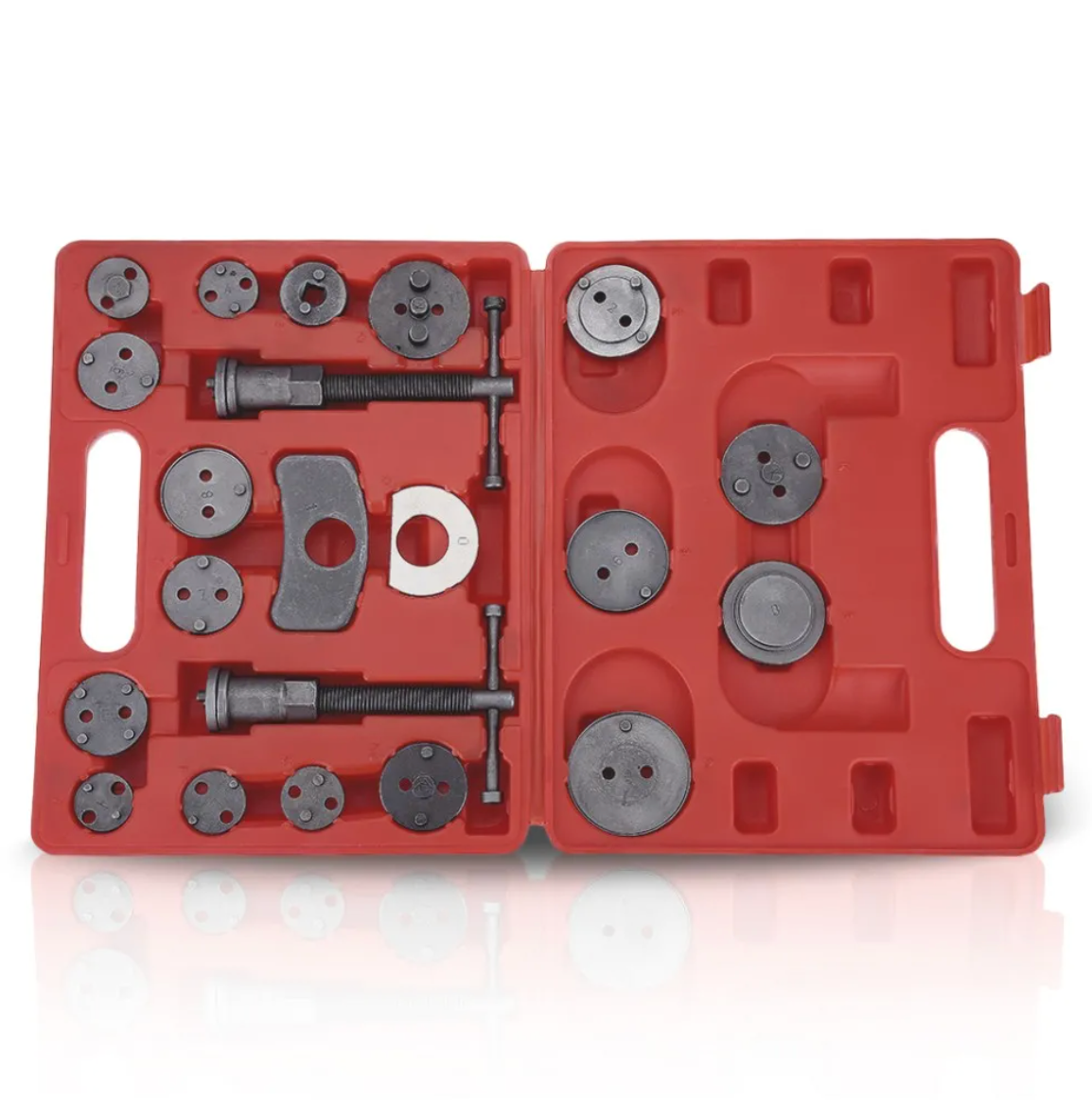 Комплект за сваляне на спирачни цилиндри с ляво и дясно въртене KrafTWelle 21 части