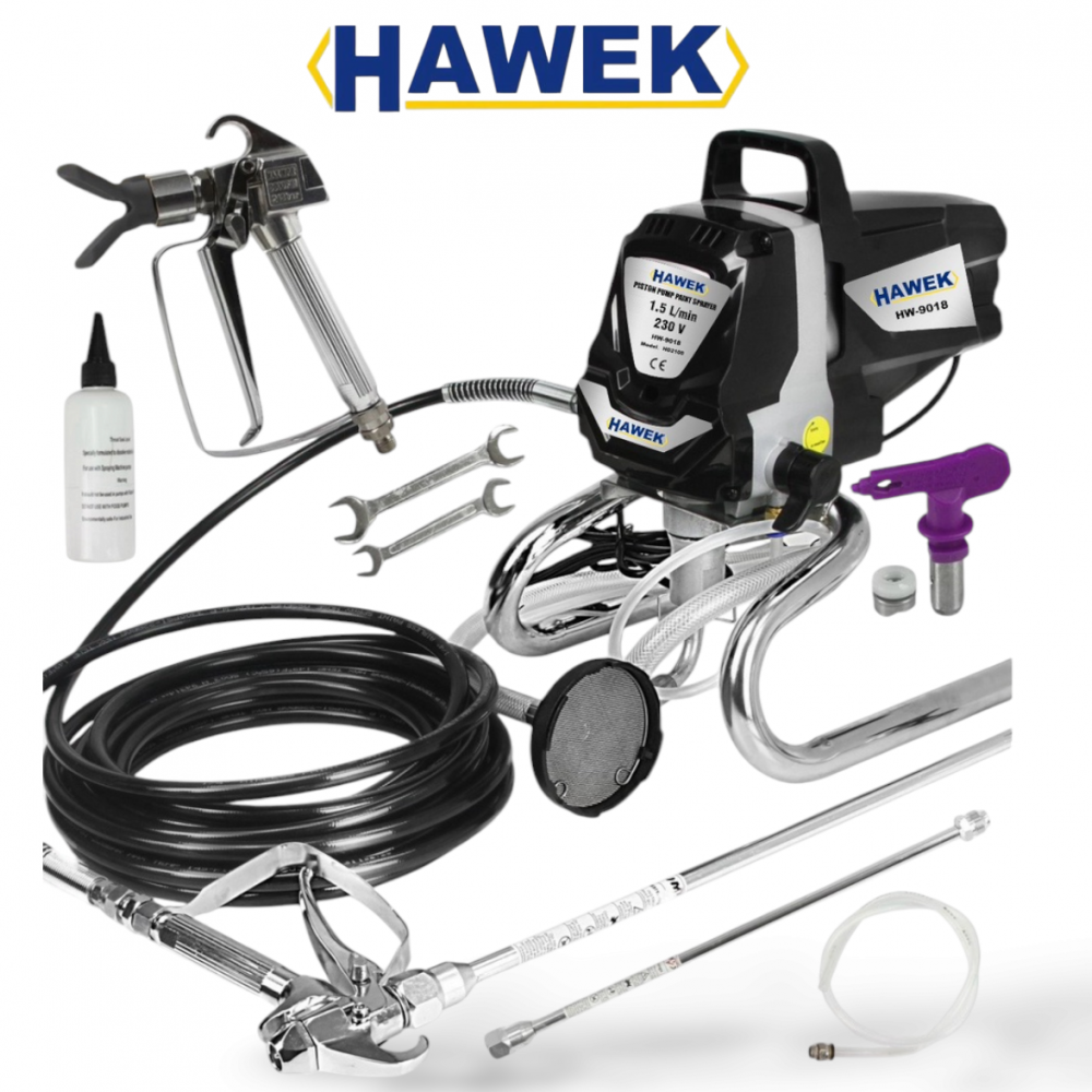 Професионална Безвъздушна Машина за Боядисване HAWEK HW-9018 Мощност и Прецизност за Всеки Проект