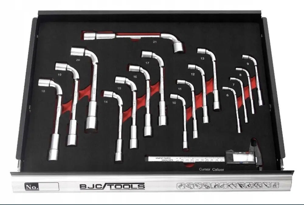Професионален Шкаф с инструменти за сервиз BJC 7 пълни чекмеджета