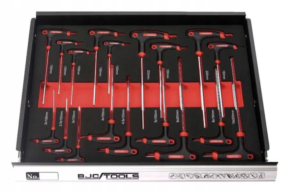 Професионален Шкаф с инструменти за сервиз BJC 7 пълни чекмеджета