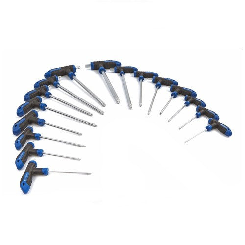 КОМПЛЕКТ ШЕСТОГРАМИ И ТОРКСОВЕ С РЪКОХВАТКА 16 ЧАСТИ STAHLMAYER