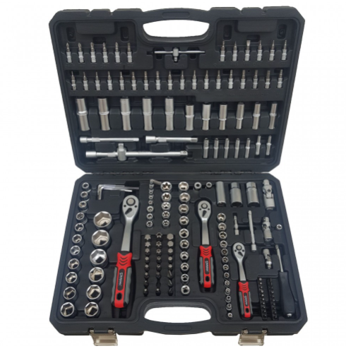 Гедоре 172 части KrafTWelle Germany с 3бр тресчотки Cr-V