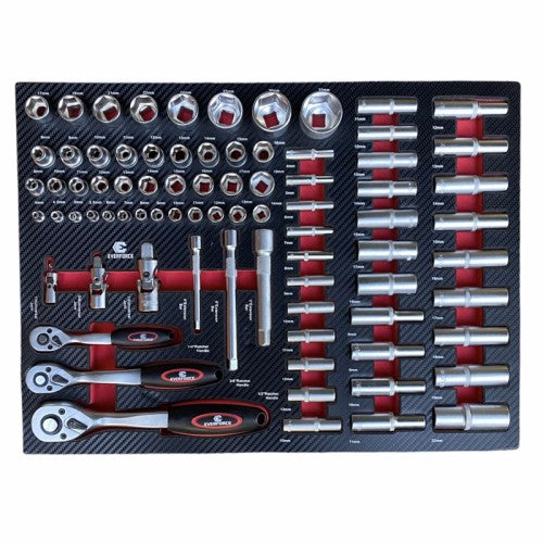 Шкаф с инструменти EVERFORCE със 7 чекмеджета и отделение за закачане на инструменти